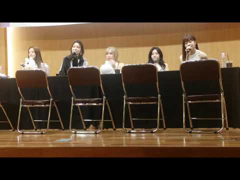 180826 LABOUM fansign fancam 4 ZN rap~