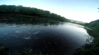 Блесна на симу в речке
