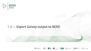 Data Analysis and EOSC EU node integration in BERD@NFDI: The B-Plan Use Case