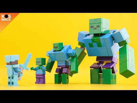 LEGO Minecraft Mutant Zombie Upgrade! (Bigger & Scarier 😱)