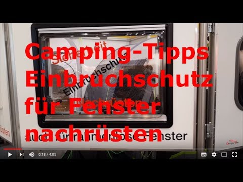Camping Info Tipps - EINBRUCHSCHUTZ im Reisemobil, Wohnmobil, Wohnwagen von Reimo