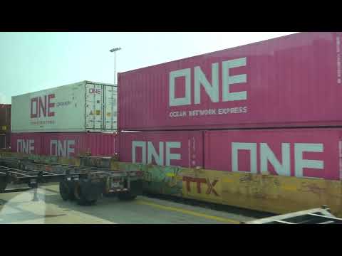 Union Pacific Global IV, Container freight terminal  intermodal chicagoaudvideoguild industrialtour