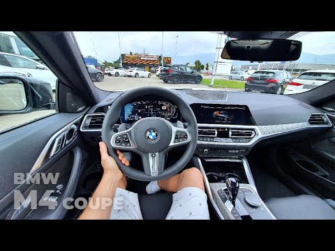 New BMW M4 Coupe M440i 2022 Test Drive POV