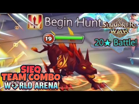 Sieq Team Combo in World Arena - Summoners War