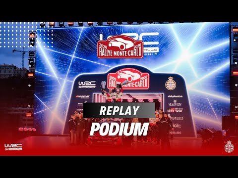🔴 OFFICIAL LIVE / DIRECT (Replay) – Podium | Rallye Monte-Carlo WRC 2026