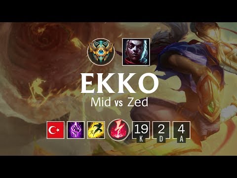 Ekko Mid vs Zed - TR Challenger Patch 8.11
