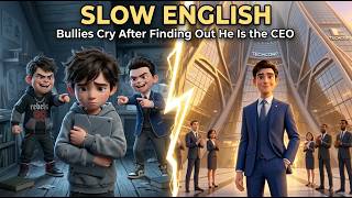 Bullies Cry After Finding Out He Is the CEO | Slow English Listening Practice