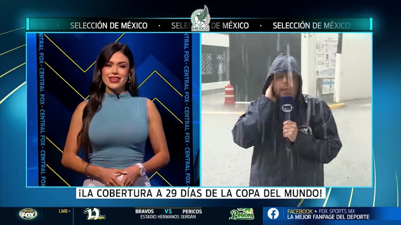 Nuestro JEFE DE INFORMACIÓN, Carlos Rodrigo Hernández, "se ENFRENTA  a las inclemencias del CLIMA"