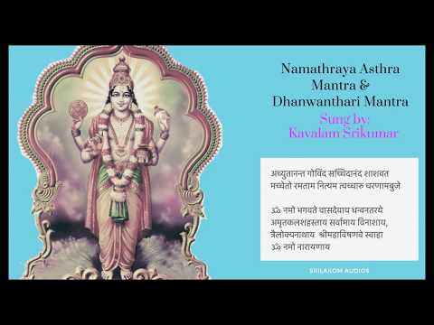 Dhanvantari | Healing Mantra | With Text | Namathraya Asthra Mantra | Kavalam Srikumar |