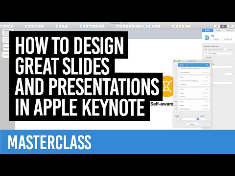 How to design great slides and presentations in Apple Keynote  [MASTERCLASS]