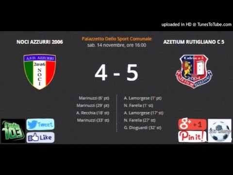 Noci Azzurri 2006 - Azetium Rutigliano C5. La voce dei protagonisti