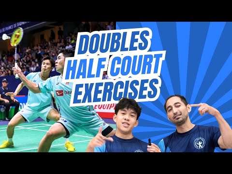 Amateur Badminton Training | Improve Your Doubles Skills On A Half Court - 4 Suggestions