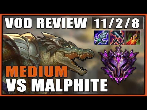 Renekton vs Malphite - Carry Game - Vod Review Commentary #10