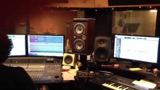 Joshua Vila recording &quot;Ho Hey&quot;  for Kidz Bop CD 24