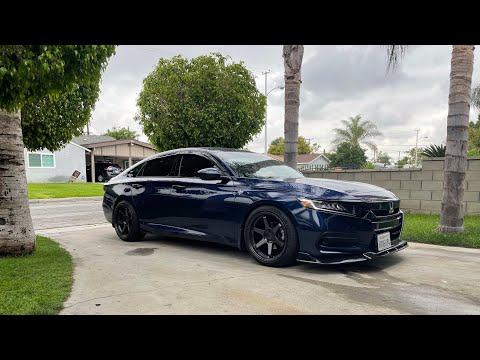 H&R sport Lowering springs on rear 2018-2021 Honda Accord lx on 19x10