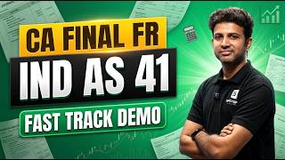 CA Final FR | Fast track | IND AS 41 Demo | CA Sandesh | ArivuPro