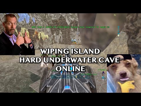 Wiping Hard Underwater Cave Online | Wiping Server 214 | Part 2 | Ark PS4 Official Pvp
