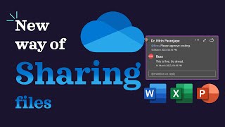 Share files using Comments - Contextual Sharing in OneDrive