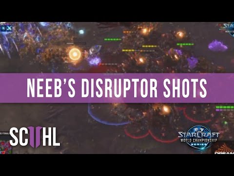 Neeb's Disruptor shots - Neeb vs Nerchio - Dreamhack Austin Starcraft