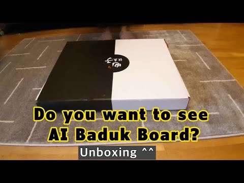 AI Baduk board unboxing  -  How Strong is this?