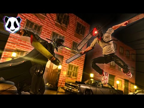 Chainsaw Man Stop Motion - CHAINSAW vs KATANA