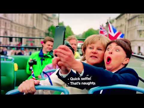 Tracey Ullman as Angela Merkel. Awesome parody!