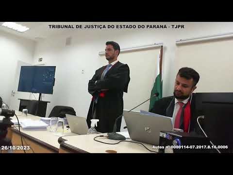 JÚRI CURITIBA 26/10/2023 - CENTRO JUDICIÁRIO DO AHÚ