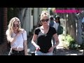 Melanie Griffith Stella Banderas Stop For Coffee At Alfreds On Melrose Place 4 21 17