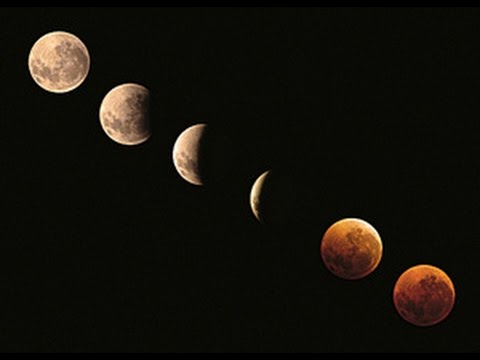 Total Lunar Eclipse 28 Sept 2015 Blood Moon LIVE in Mostaganem Algeries