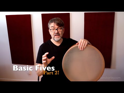 Ken Shorley - Frame Drum Lesson (Basic Fives, Part 2)