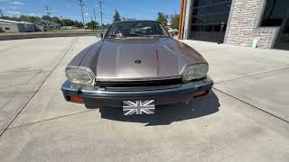 52k-Mile 1992 Jaguar XJS 2+2 V12 Coupe Exterior Walk Around & Idle