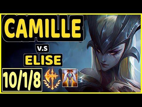 JANKOS (CAMILLE) vs ELISE - 10/1/8 KDA JUNGLE CHALLENGER GAMEPLAY - EUW