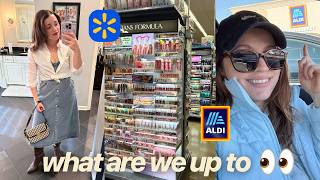 VLOG: Some news (!!), Aldi Grocery Shop, Walmart Haul, Date Night Outfit, Chores & Chat