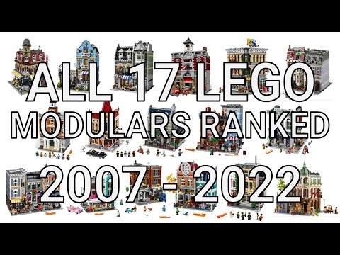 All 17 LEGO Modular Buildings Ranked (2007-2022) Including Boutique Hotel!