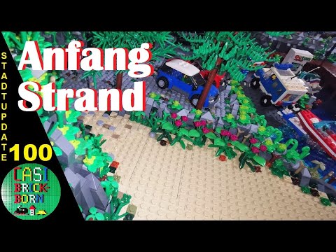 LEGO®City 100 Anfang Strand | Wir fangen so langsam am Strand an | DB BR 103 MOC |