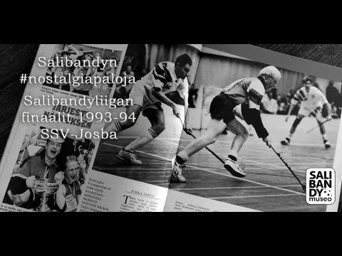 1994 - Salibandy #nostalgiapaloja . Salibandyliigan finaalit 1994