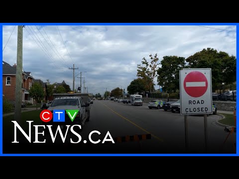 City begins dismantling encampment in downtown Barrie, Ont.