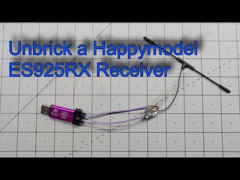 Unbrick a Happymodel ES915RX ExpressLRS Receiver (Rx) Using a ST-Link V2