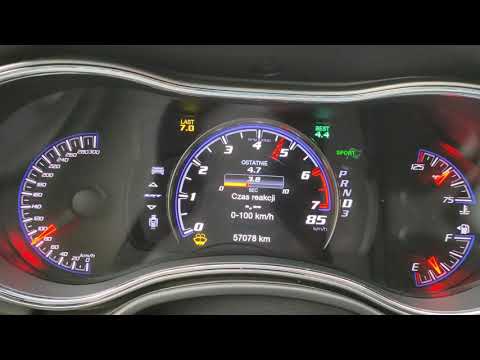 Jeep Grand Cherokee SRT acceleration 0-200 km/h 6.4L V8 HEMI
