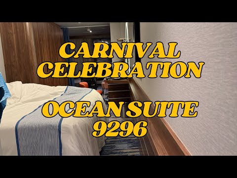 Thumbnail for Carnival Celebration Ocean Suite 9296 - Full Tour & Honest Review!