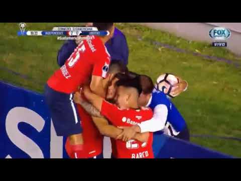 Gol de Giglioti. Independiente 3 - 0  LIbertad. Semifinal - CONMEBOL SUDAMERICANA