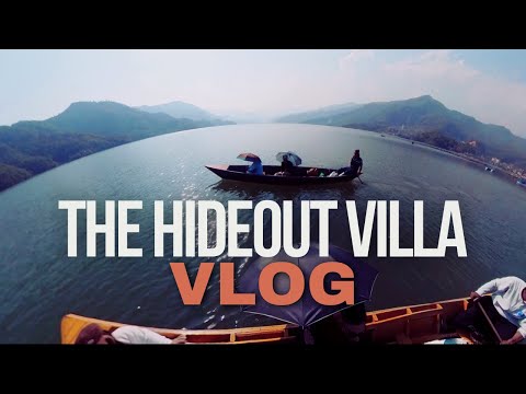 THE HIDEOUT VILLA VLOG POKHARA #eatnexplore #video #vlog