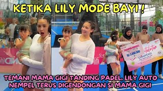 Download lagu LILY IN BABY MODE‼️WHEN LILY ACCOMPANIES MAMA GIGI IN A PADDEL MATCH, GIGI JUST WANTS TO BE CARRI... mp3