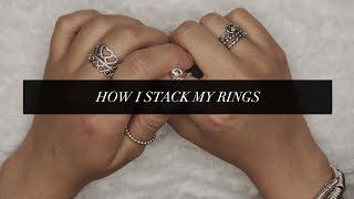 How I Stack My Rings | getawei