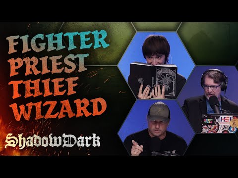 Fighter Priest Thief Wizard | The Glass Cannon Podcast Shadowdark E0 | Shadowdark RPG