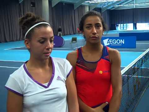 Aegon GB Pro-Series Loughborough Doubles Champions Cagla Buyukakcay and Pemra Ozgen