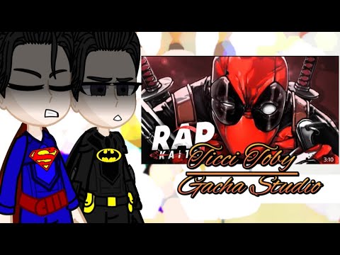 Liga da justiça reagindo ao rap do deadpool / Mercenário imortal @KaitoOFC #15