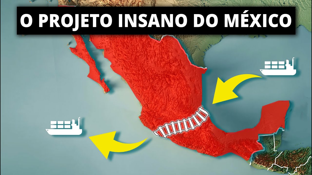 Por que o México está Construindo um Corredor que vai ACABAR com o Canal do Panamá?