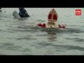 TV-item Sinterklaas haalt nat pak