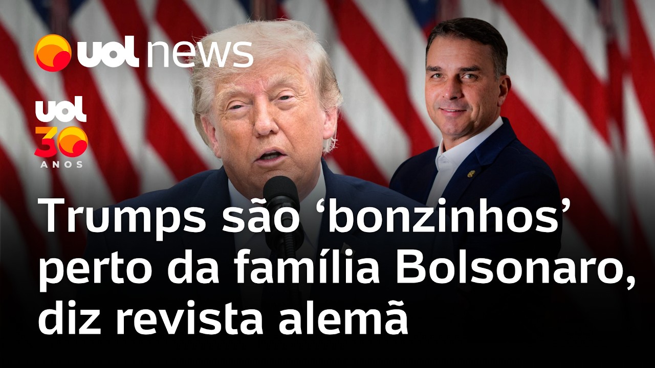  Trumps são 'bonzinhos' perto da família Bolsonaro, diz revista alemã